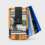 OLIVE WOOD - CARD HOLDER
