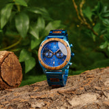 ROYAL BLUE - EXOTIC ZEBRA (44MM)