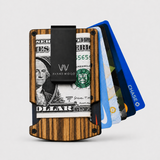 ZEBRA WOOD - CARD HOLDER