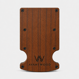 MAHOGANY WOOD - CARD HOLDER