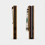 TEAK WOOD - CARD HOLDER