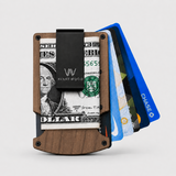 WALNUT WOOD - CARD HOLDER