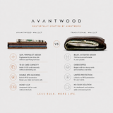 WALNUT WOOD - WALLET