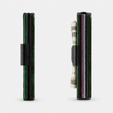 BURL WOOD & GREEN RESIN - MAG SAFE CARD HOLDER