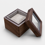PREMIUM WALNUT WOOD WATCH DISPLAY BOX