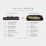 STABLE WOOD PURPLE/GREEN - WALLET