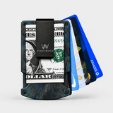 STABLE WOOD BLUE/GREY - WALLET
