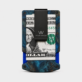 STABLE WOOD BLUE/GREY - WALLET