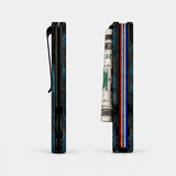 STABLE WOOD BLUE/GREY - WALLET