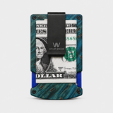 STABLE WOOD GREEN/BLUE- WALLET
