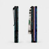 STABLE WOOD GREEN/BLUE- WALLET