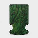 STABLE WOOD GREEN/YELLOW - WALLET