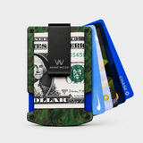 STABLE WOOD GREEN/YELLOW - WALLET