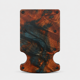 STABLE WOOD GREEN/ORANGE- WALLET
