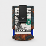 STABLE WOOD GREEN/ORANGE- WALLET