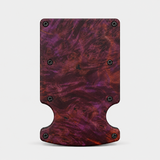 STABLE WOOD ORANGE/PURPLE- WALLET