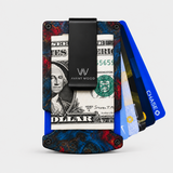 STABLE WOOD RED/BLUE/PURPLE - WALLET
