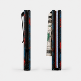 STABLE WOOD RED/BLUE/PURPLE - WALLET