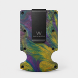 STABLE WOOD YELLOW/BLUE/PURPLE - WALLET