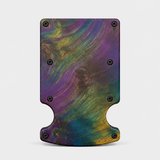 STABLE WOOD YELLOW/BLUE/PURPLE - WALLET