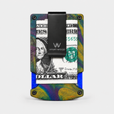 STABLE WOOD YELLOW/BLUE/PURPLE - WALLET