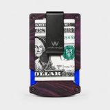 STABLE WOOD PURPLE/GREY - WALLET