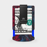 STABLE WOOD RED/BLUE - WALLET