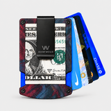 STABLE WOOD RED/BLUE - WALLET