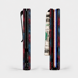 STABLE WOOD RED/BLUE - WALLET