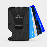 AIR WALLET PRO - FORGED CARBON FIBER BLACK FRAGMENTS - WALLET