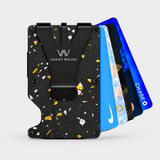 AIR WALLET PRO - FORGED CARBON FIBER GOLD/SILVER FRAGMENTS - WALLET