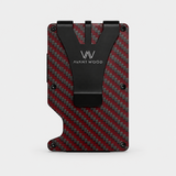 AIR WALLET PRO - FORGED CARBON FIBER RED MATTE - WALLET