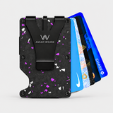 AIR WALLET PRO - FORGED CARBON FIBER PURPLE/SILVER FRAGMENTS - WALLET