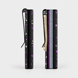 AIR WALLET PRO - FORGED CARBON FIBER PURPLE/SILVER FRAGMENTS - WALLET