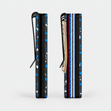 AIR WALLET PRO - FORGED CARBON FIBER BLUE/SILVER FRAGMENTS - WALLET
