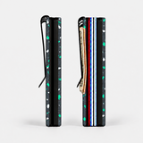 AIR WALLET PRO - FORGED CARBON FIBER GREEN/SILVER FRAGMENTS - WALLET