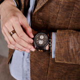 VOYAGER S - BLACK COFFEE (43MM)