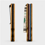 OLIVE WOOD - CARD HOLDER