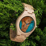 EXOTIC BAMBOO - BLUE RESIN (45MM)