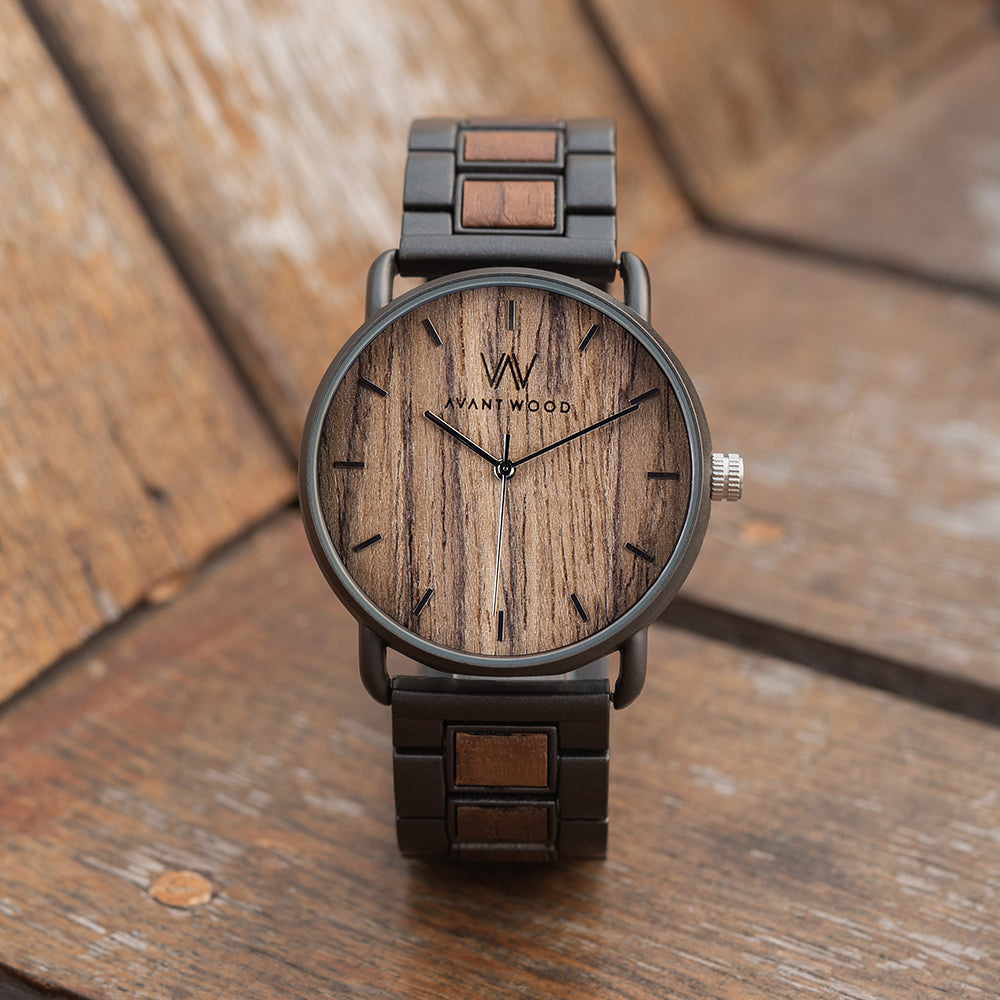 MINIMALIST GUN METAL (40MM) – AVANTWOOD - Main Image