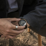 EXPLORER S - BLACK STEEL (44MM)