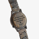 personalized wooden watch