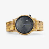 urban classic zebra wood watch