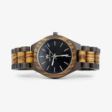 zebra wood watch