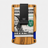 OLIVE WOOD - CARD HOLDER