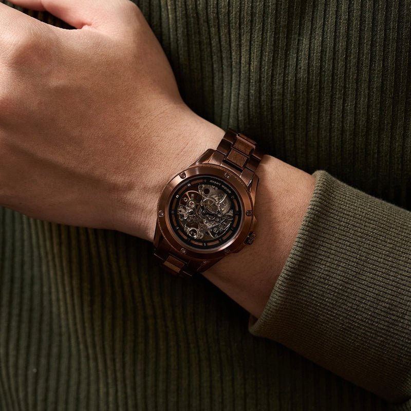 HERITAGE COPPER EDITION - AUTOMATIC (42MM) – AVANTWOOD display picture 3