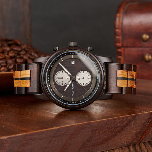 VOYAGER S - BLACK COFFEE (43MM)