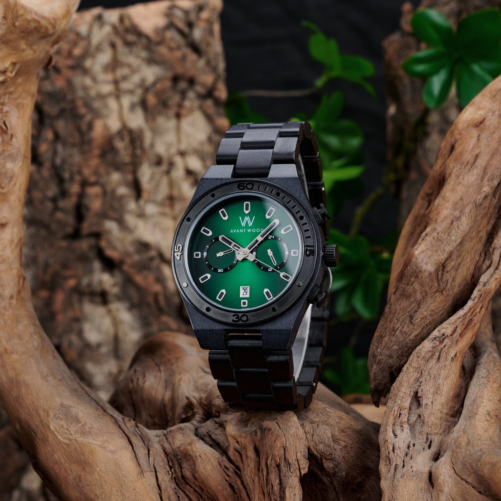 Avant Wood Imperial Classic - Emerald (45MM) IMPERIAL CLASSIC - NAVY (45MM) by AVANTWOOD | Kimante main image 4