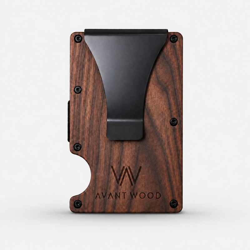 アクセサリー philwood card holder WALNUT WOOD - CARD HOLDER – AVANTWOOD