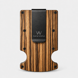 ZEBRA WOOD - CARD HOLDER
